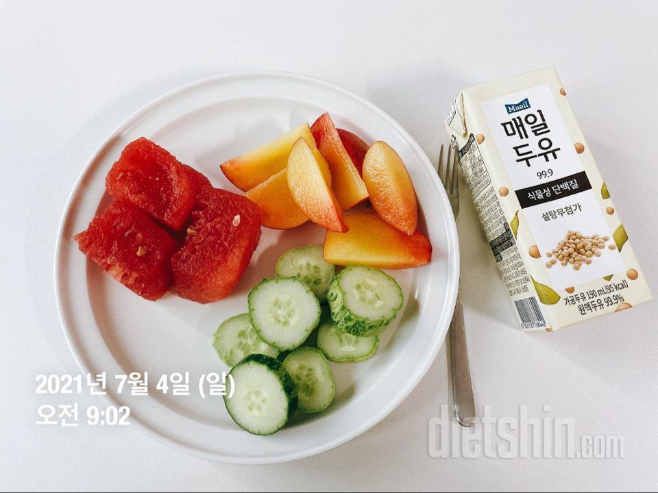 07월 04일(아침 148kcal)