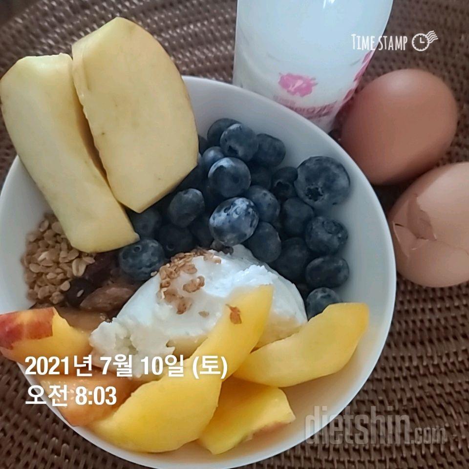 07월 10일( 아침식사 407kcal)