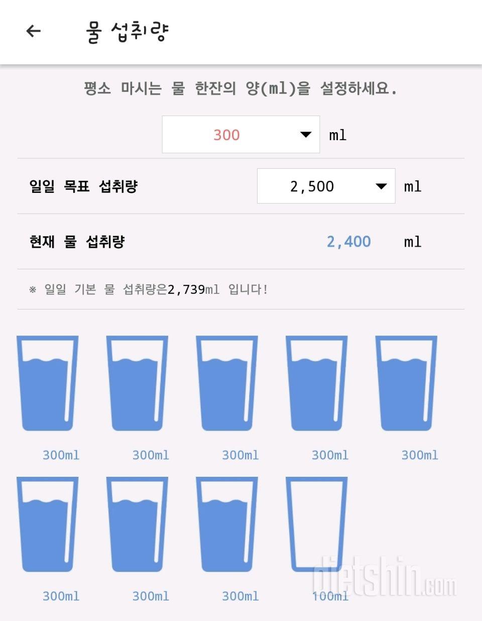 30일 하루 2L 물마시기 15일차 성공!