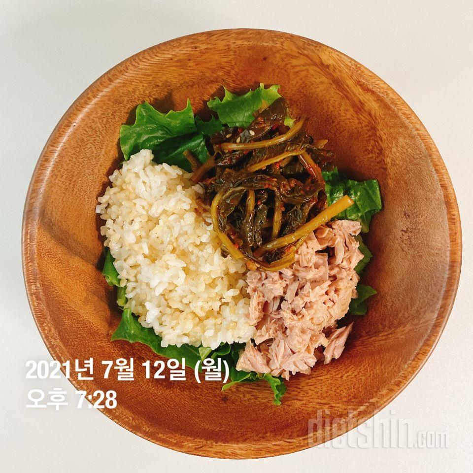 07월 12일(저녁 319kcal)