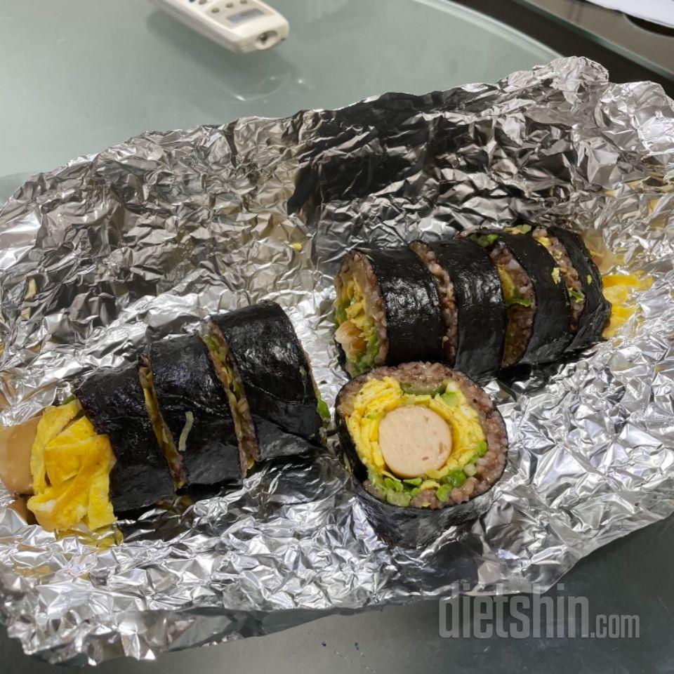 김밥으로 해서 먹었는데 맛있었어요