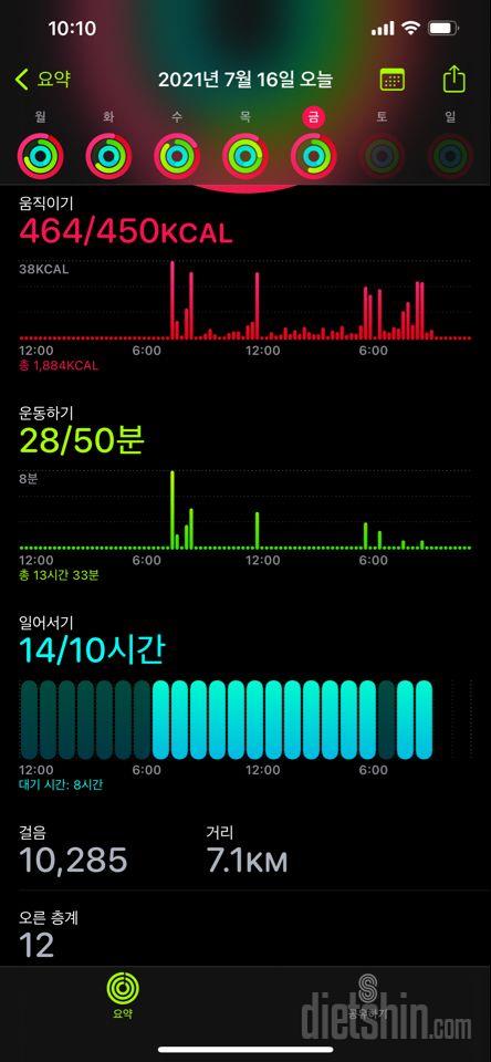 30일 만보 걷기 15일차 성공!