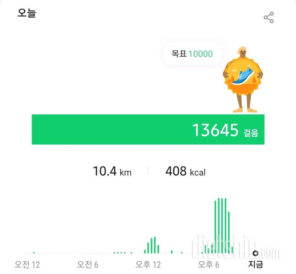 30일 만보 걷기 22일차 성공!