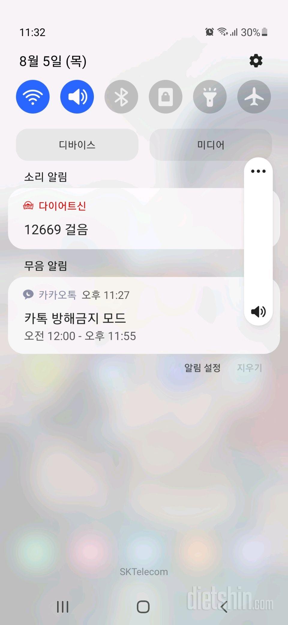 30일 만보 걷기 5일차 성공!