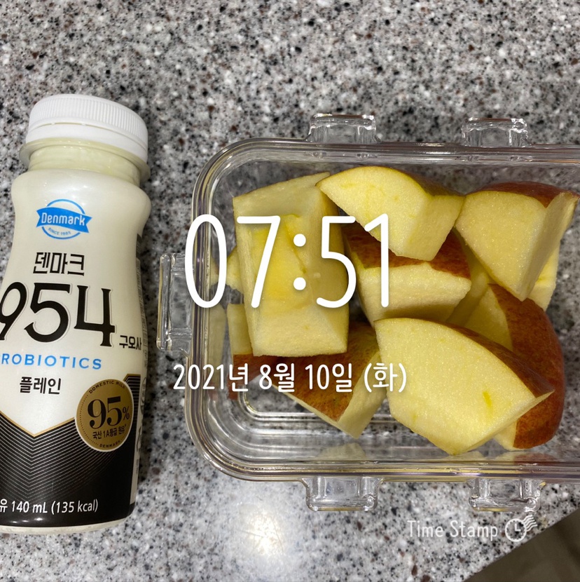 08월 10일(아침 220kcal)