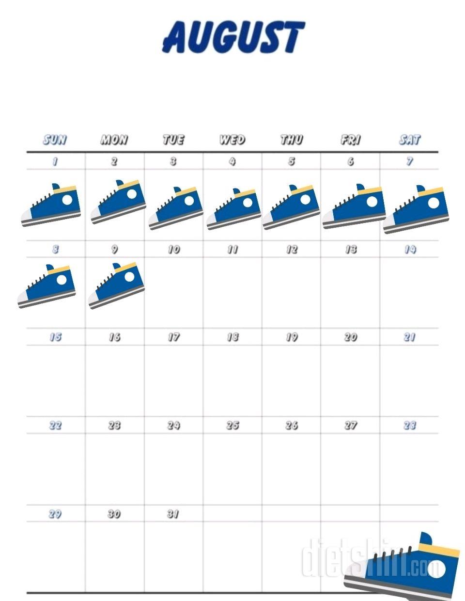 [식단&운동]8.9.월.💚💚💚