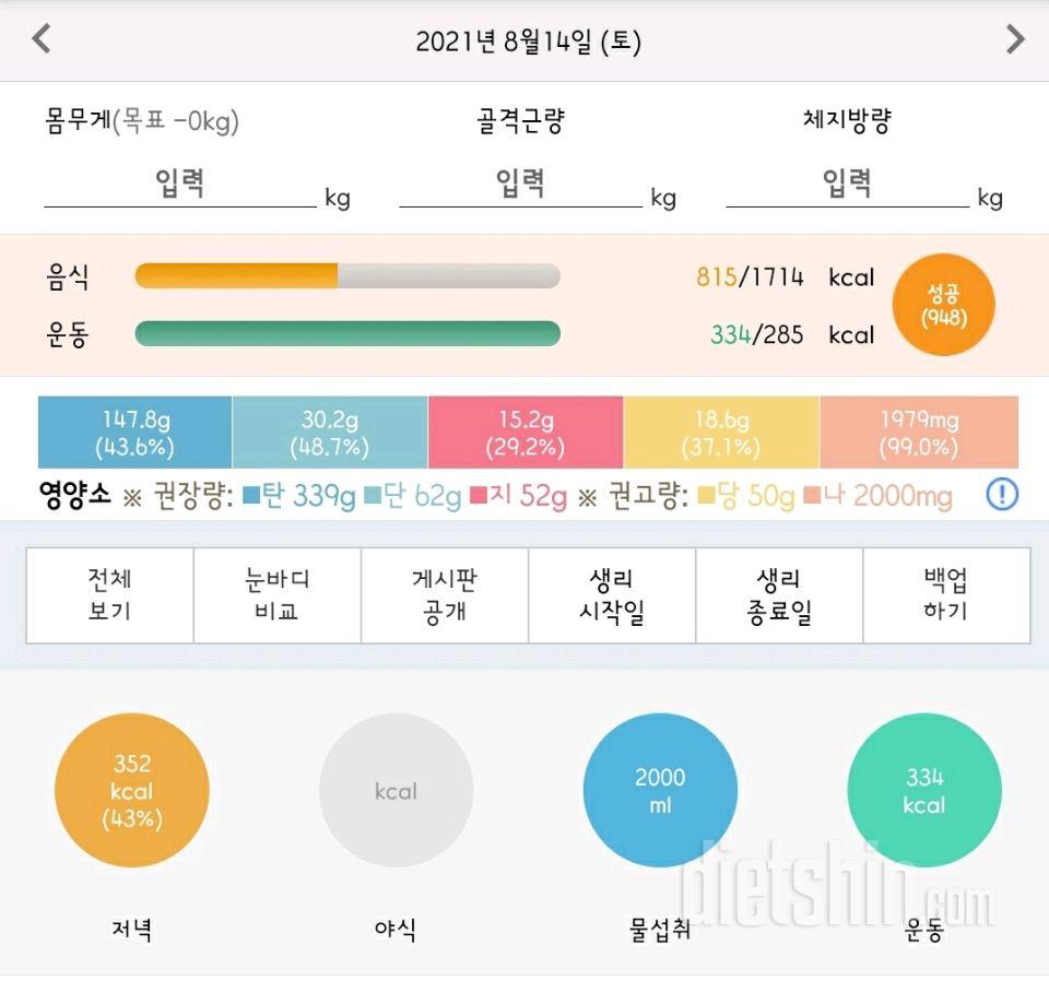 30일 하루 2L 물마시기 120일차 성공!