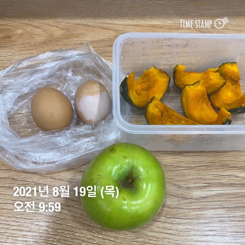 08월 19일(아침 352kcal)