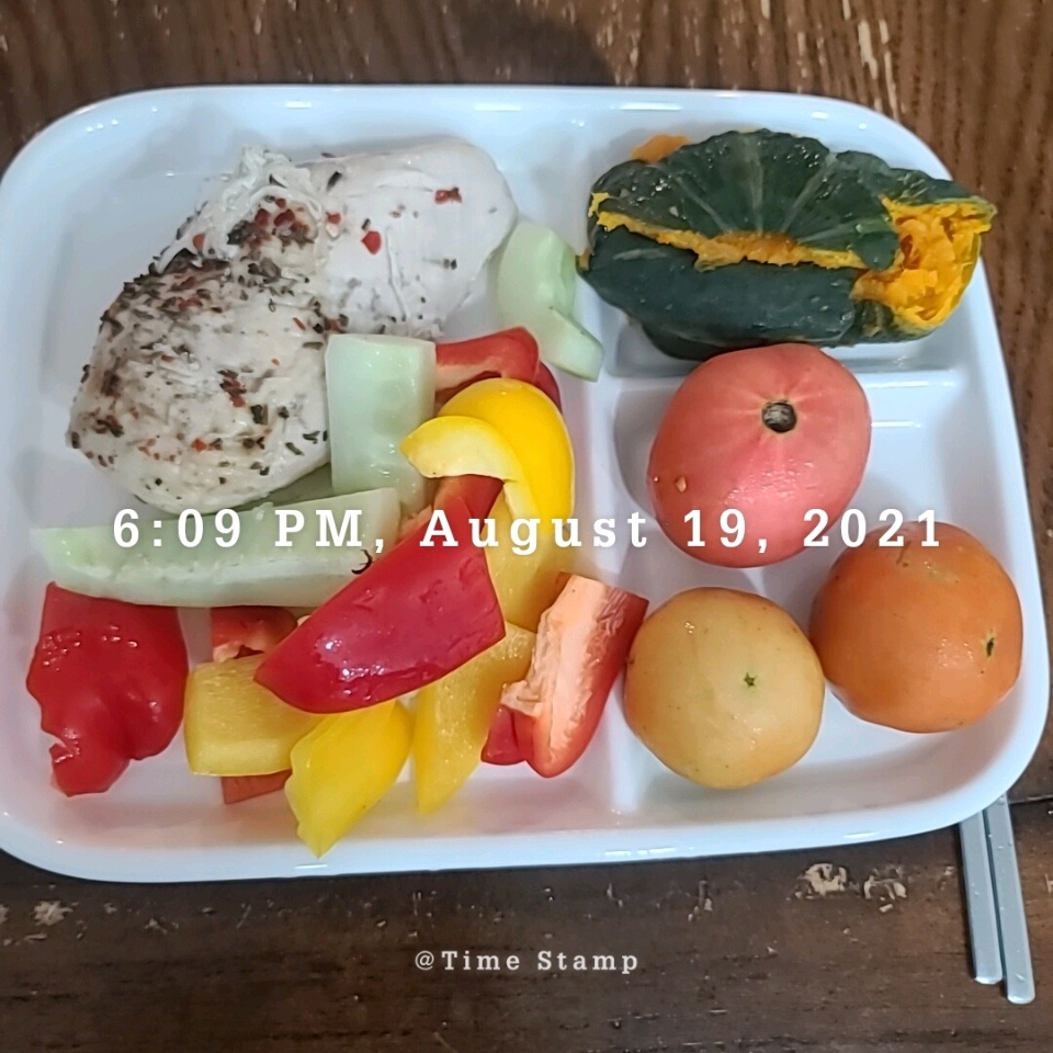 08월 19일( 저녁식사 293kcal)