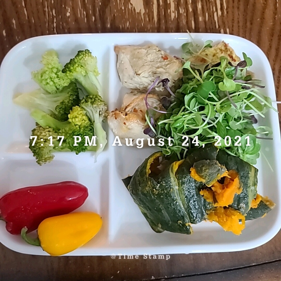 08월 24일( 저녁식사 295kcal)