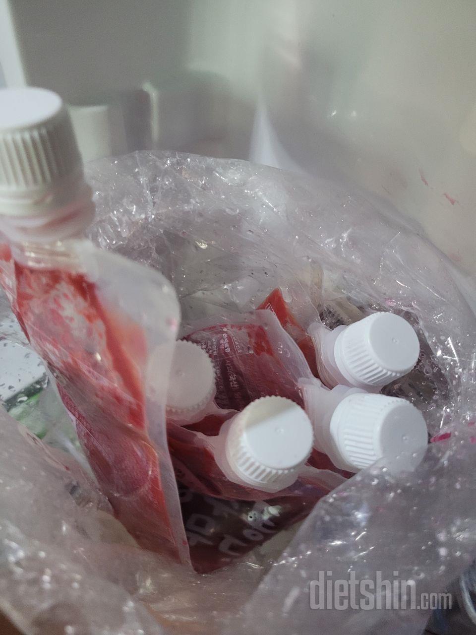 ㅠ  얼었다녹아서 그런가 호박즙?이거