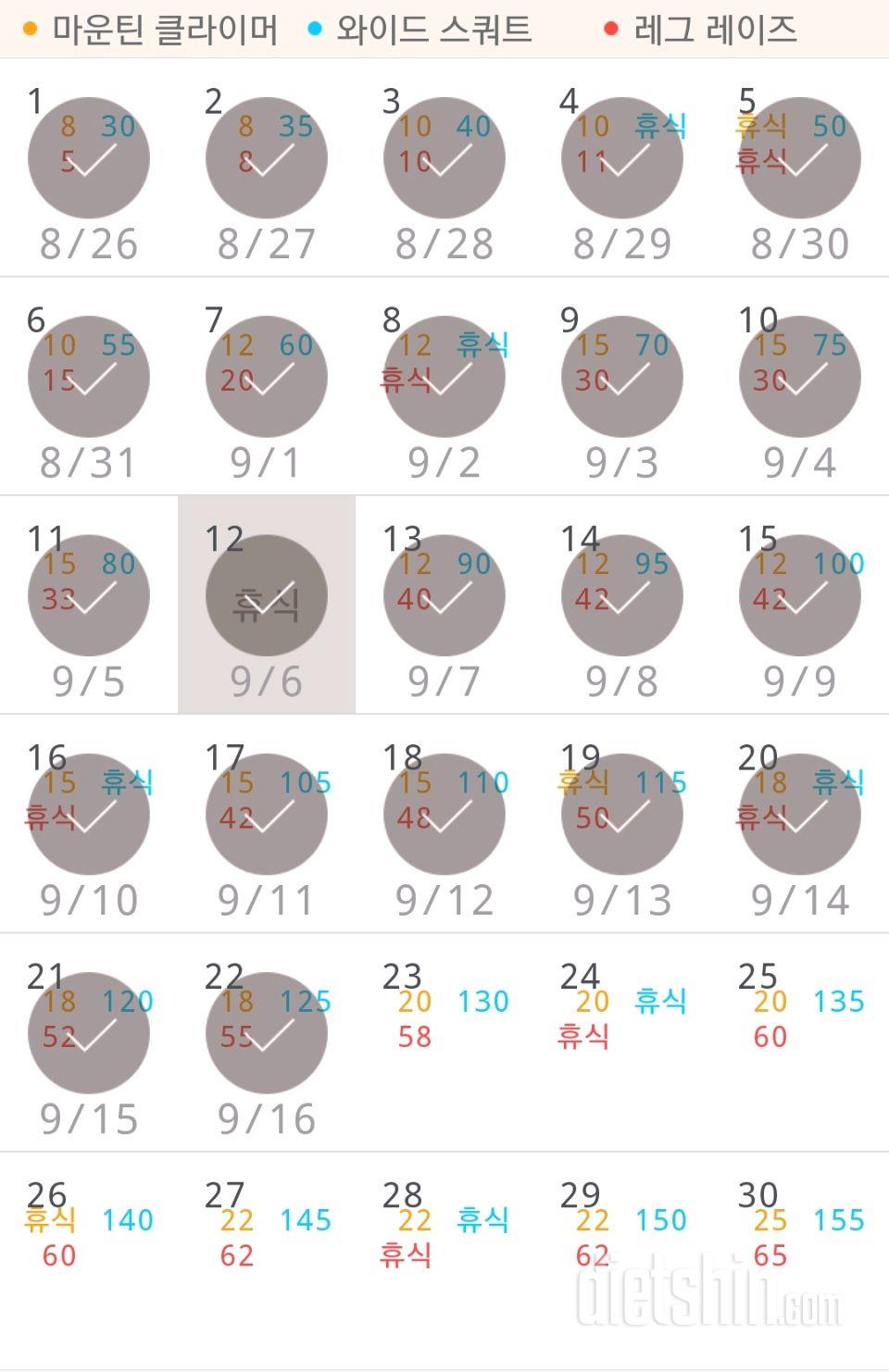 30일 체지방 줄이기 172일차 성공!