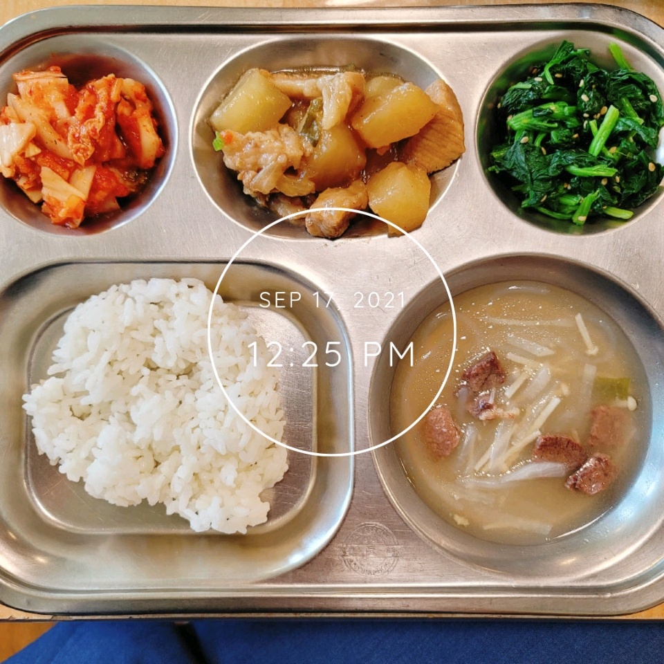 09월 17일( 점심식사 400kcal)