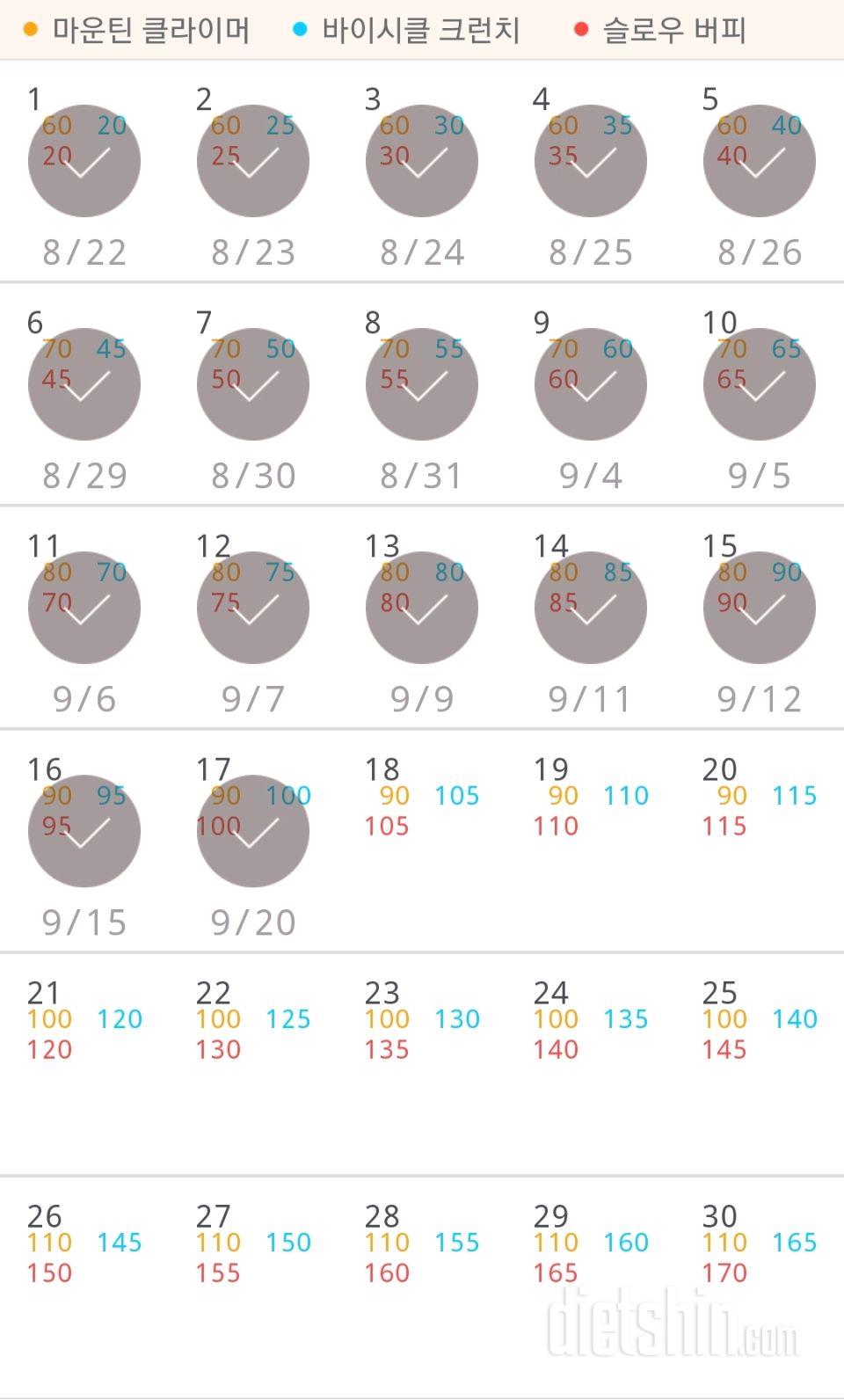 30일 유산소 운동 47일차 성공!