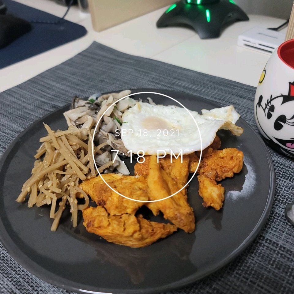 09월 18일( 저녁식사 237kcal)