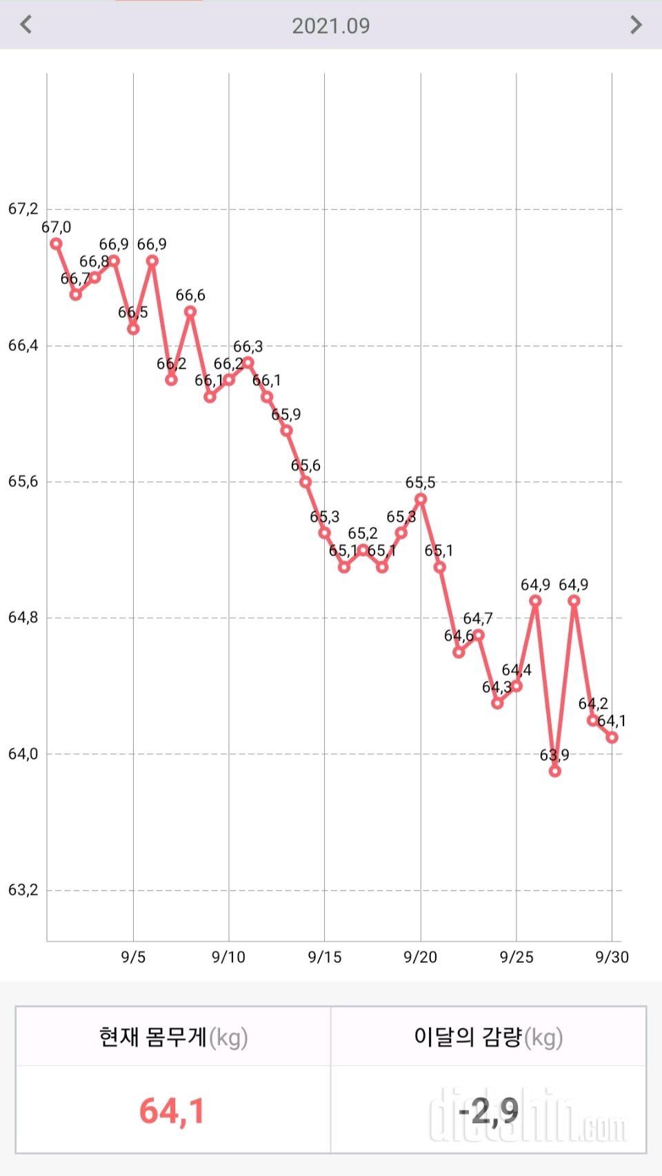 40일간의 변화