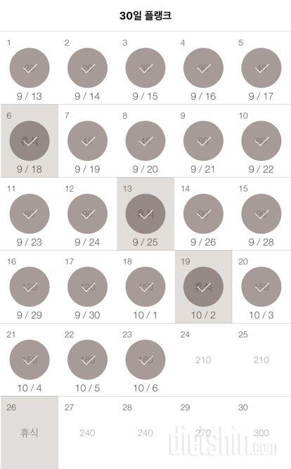 30일 플랭크 113일차 성공!