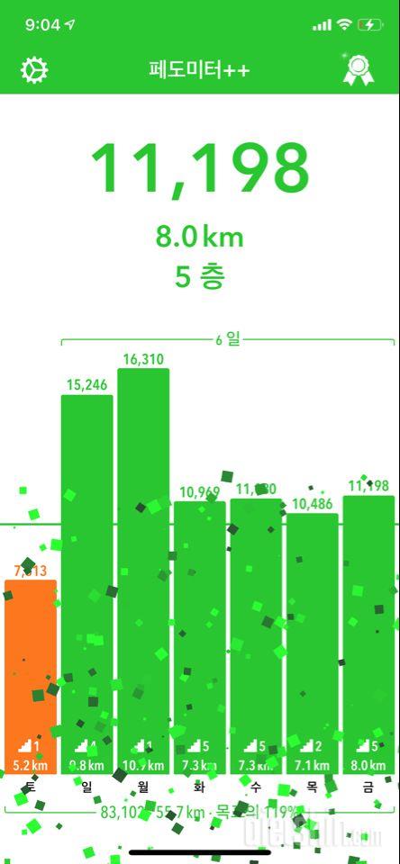 30일 만보 걷기 30일차 성공!