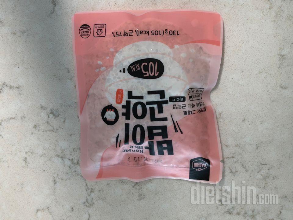 밥이랑 맛 똑같아요!
칼로리도 낮고