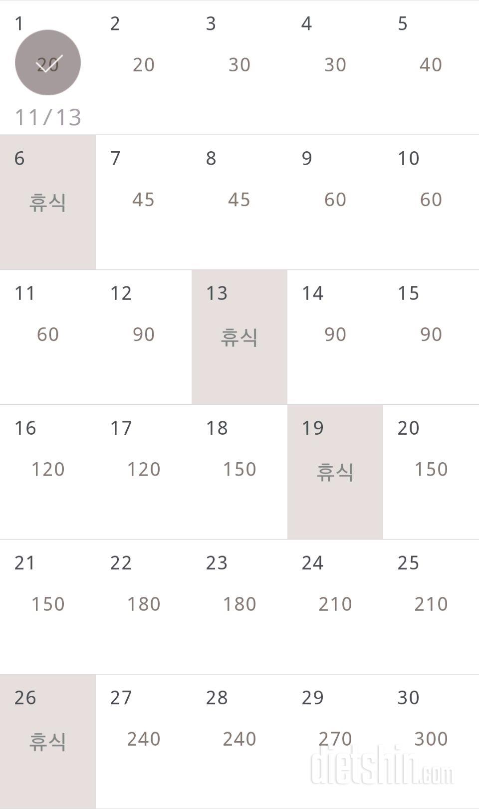 30일 플랭크 31일차 성공!