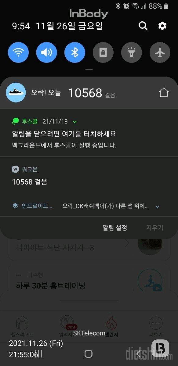 30일 만보 걷기 50일차 성공!