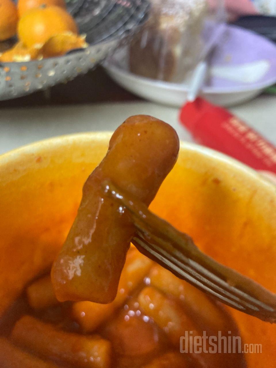오 떡이 꽤 맛있어요! 씹으면 씹을수