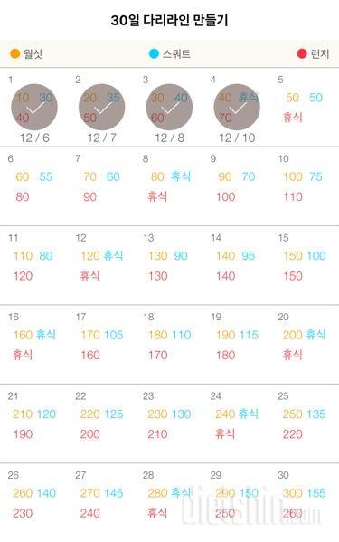 30일 다리라인 만들기 4일차 성공!