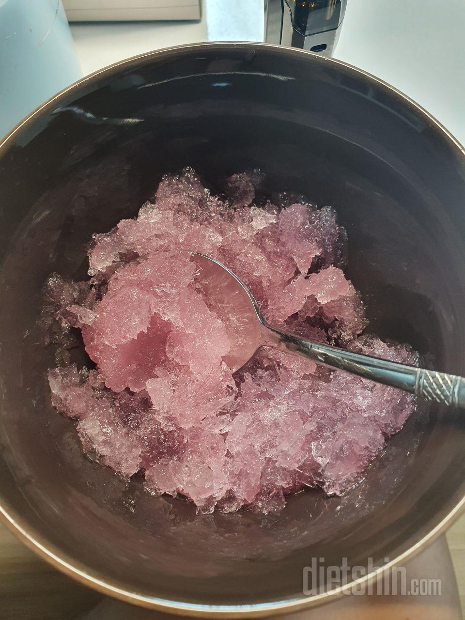 마싯어요!! 얼려서 먹는데 슬러시 먹