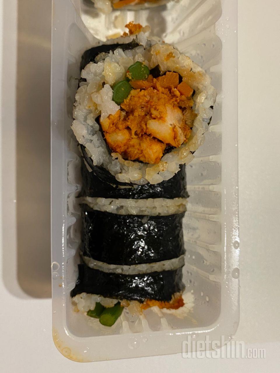 김밥이랑 똑같은 맛이에용
원래 매운