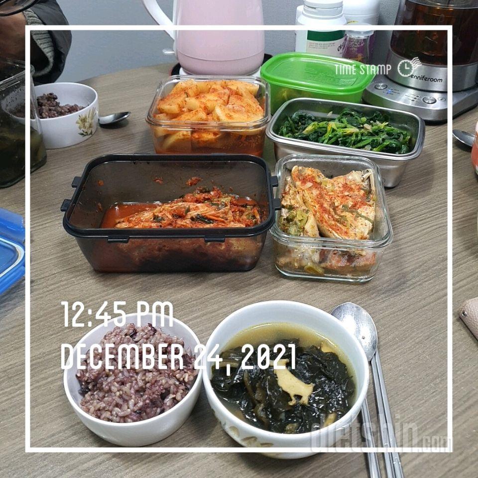 12월 24일( 점심식사 429kcal)