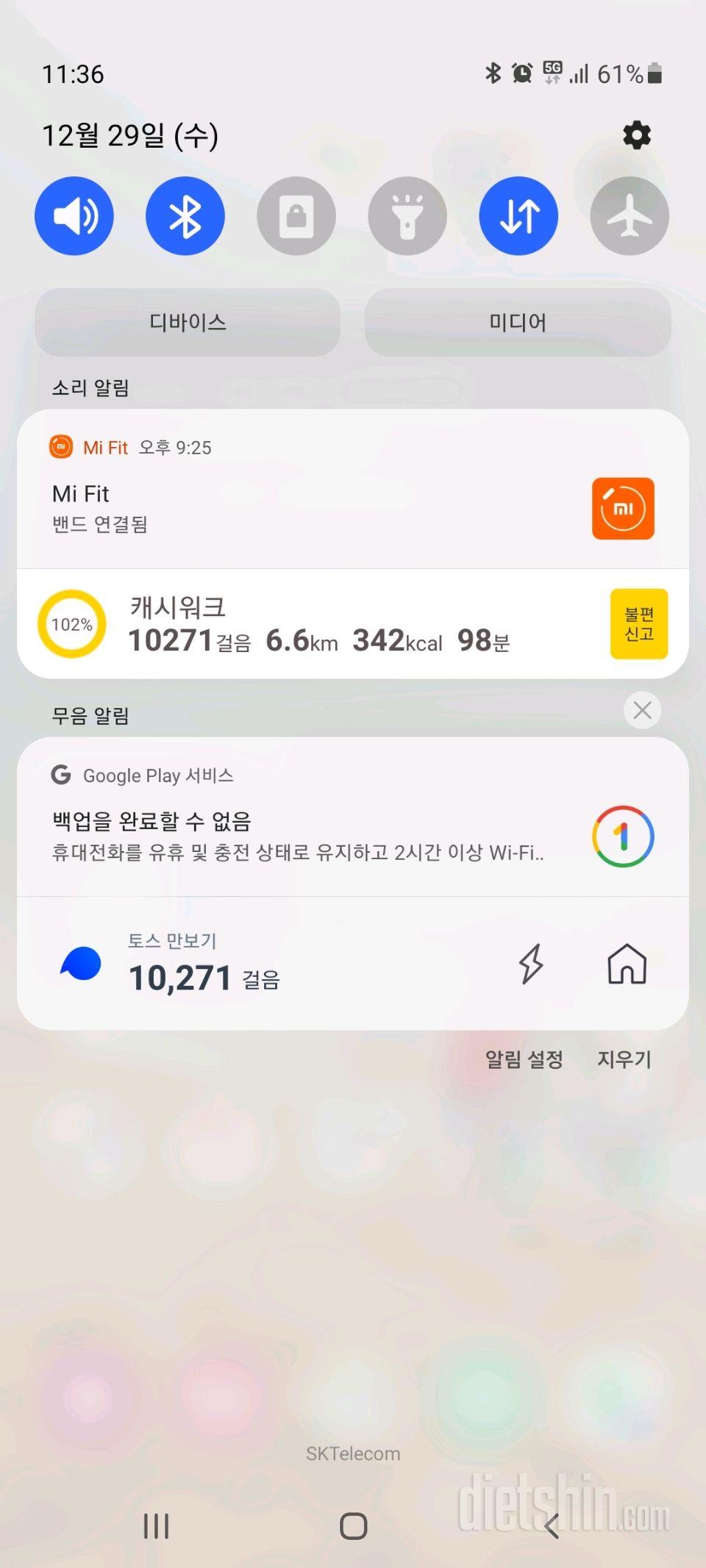 30일 만보 걷기 246일차 성공!