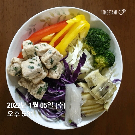 01월 05일( 저녁식사 589kcal)