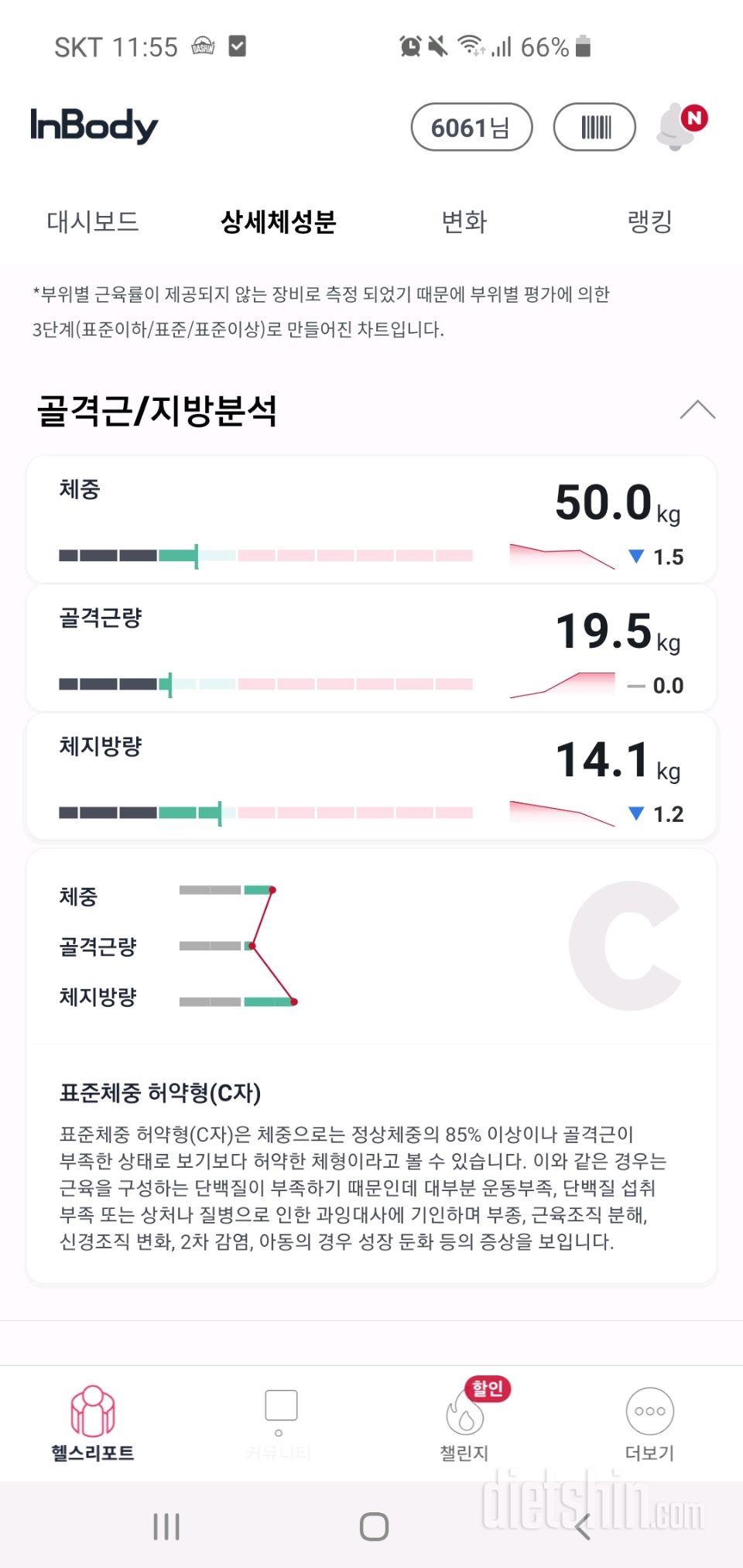 2주차 후기입니다! 2키로 감량 성공!