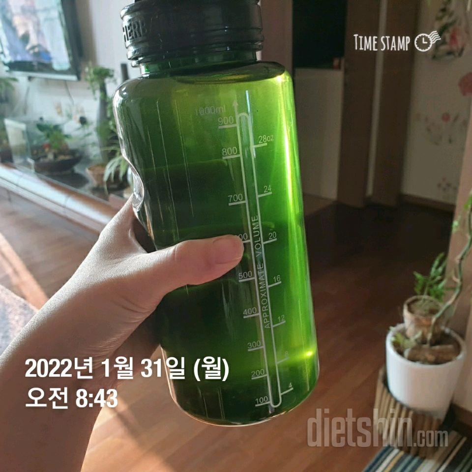 30일 하루 2L 물마시기 2일차 성공!