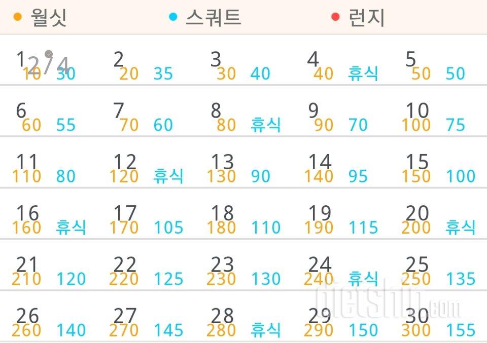 30일 다리라인 만들기 1일차 성공!