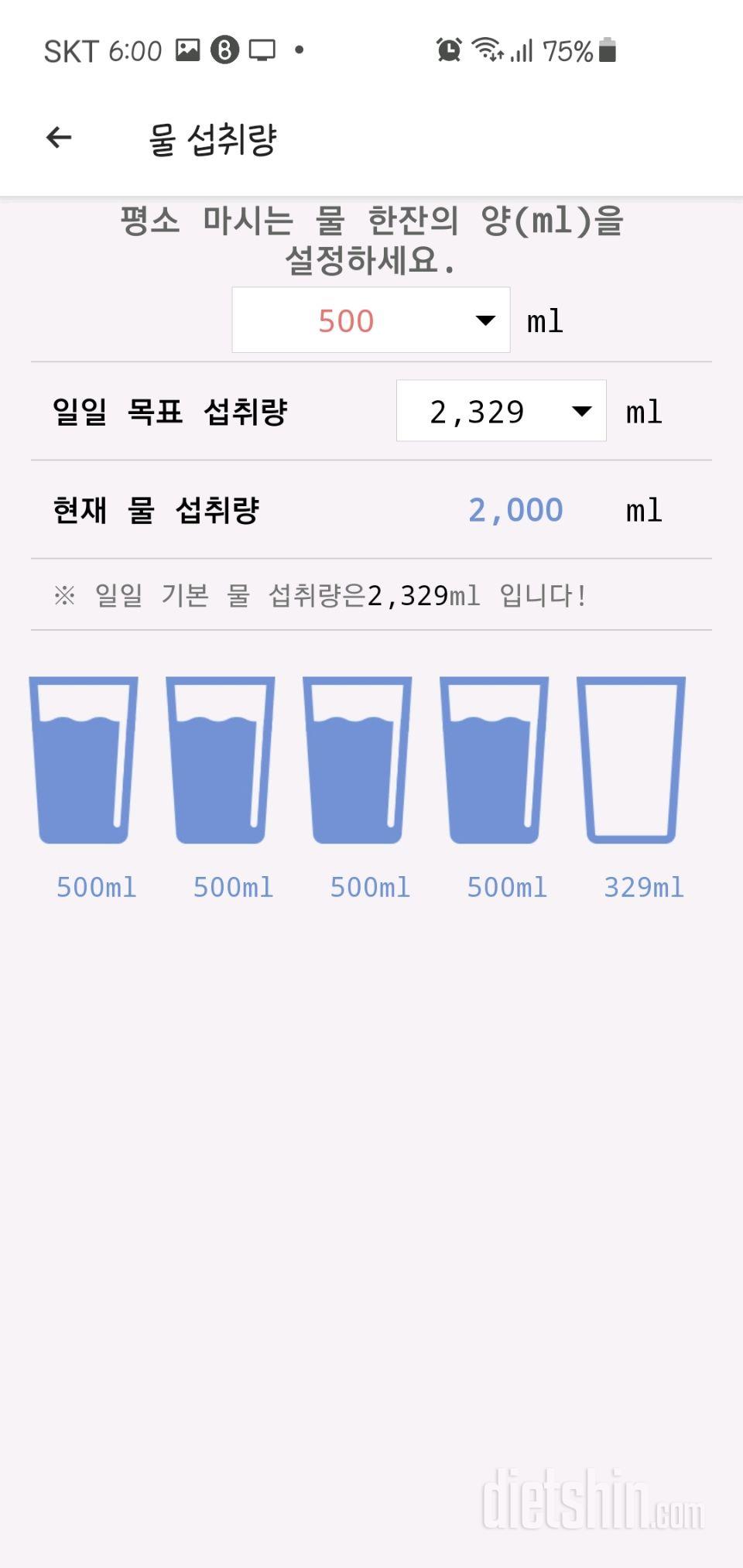 30일 하루 2L 물마시기 21일차 성공!