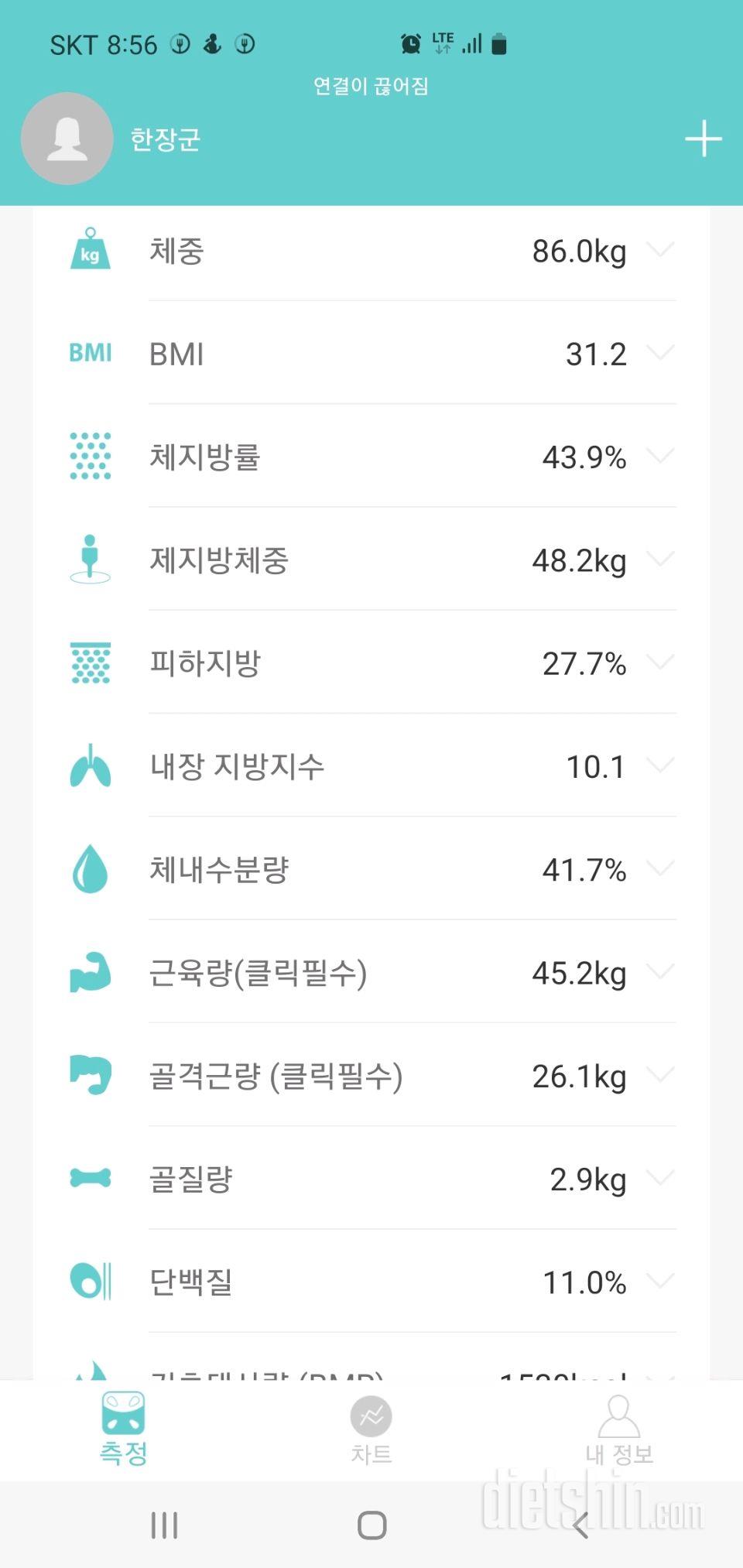 2월 10일 공체 86.0