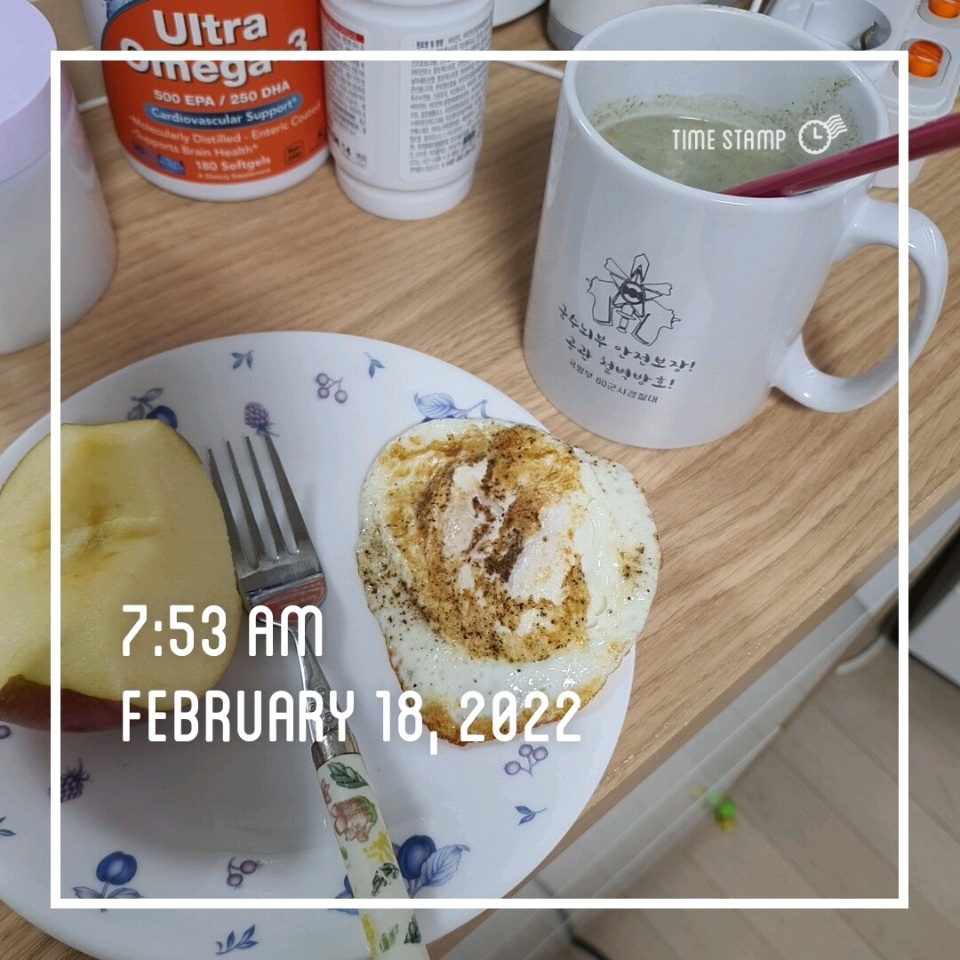 02월 18일( 아침식사 282kcal)