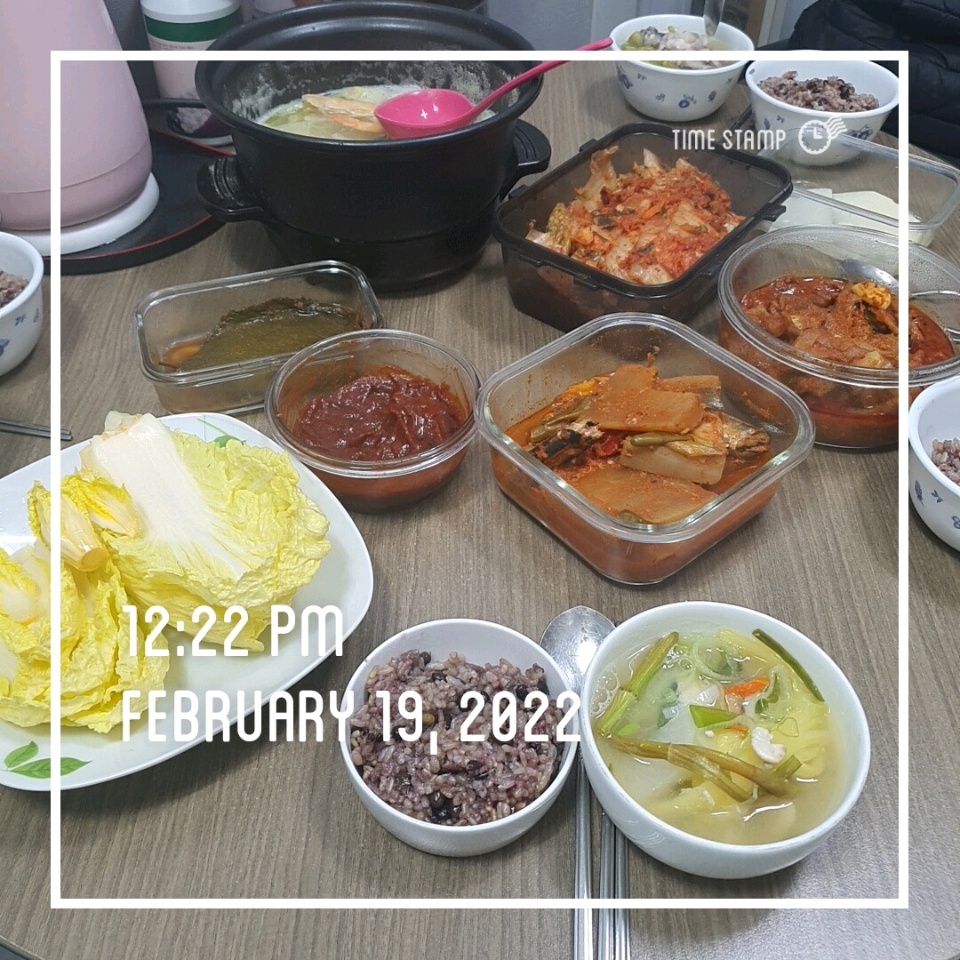 02월 19일( 점심식사 532kcal)