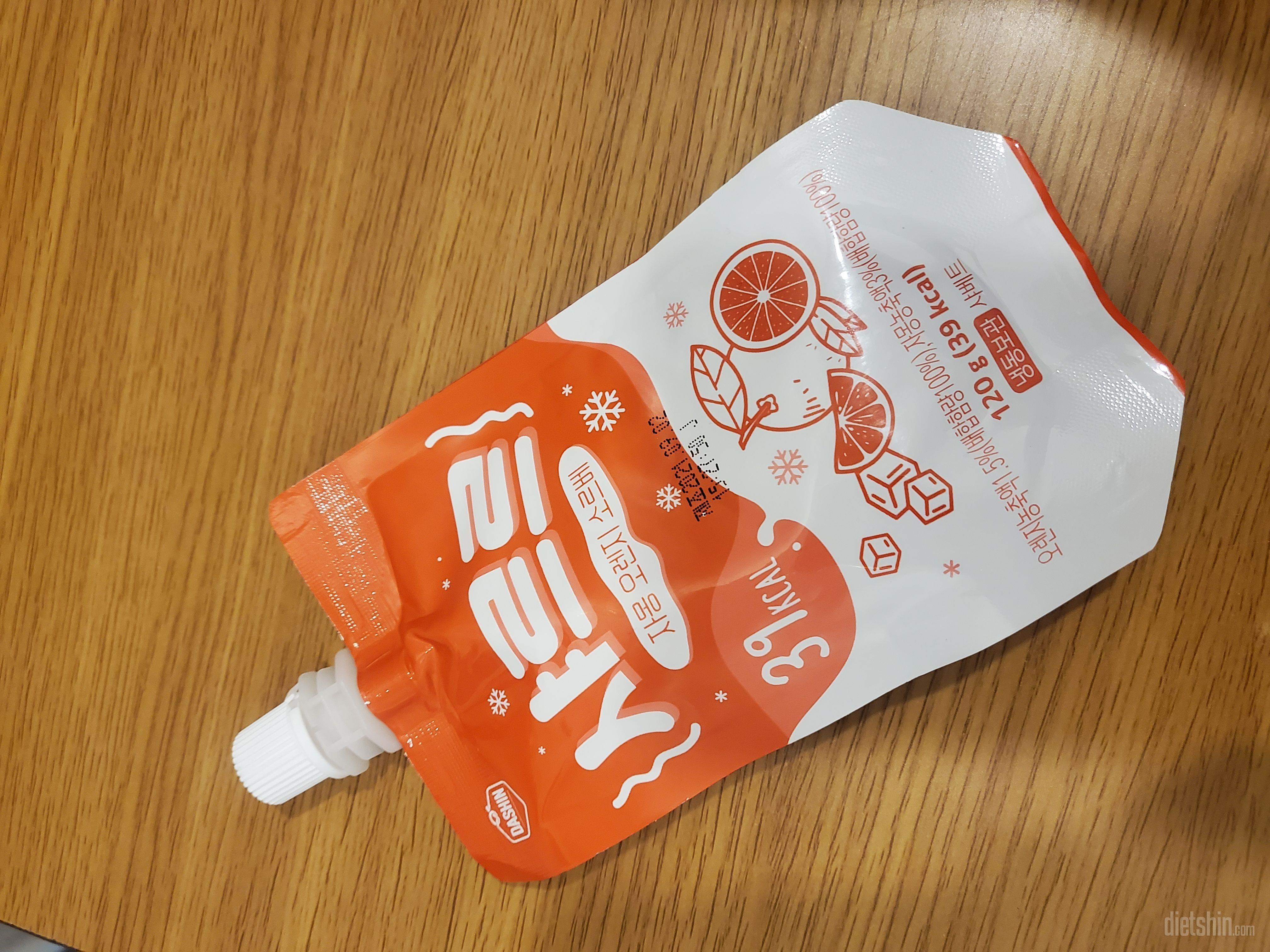 자몽맛두나구 아이스크림대신 먹을수있구