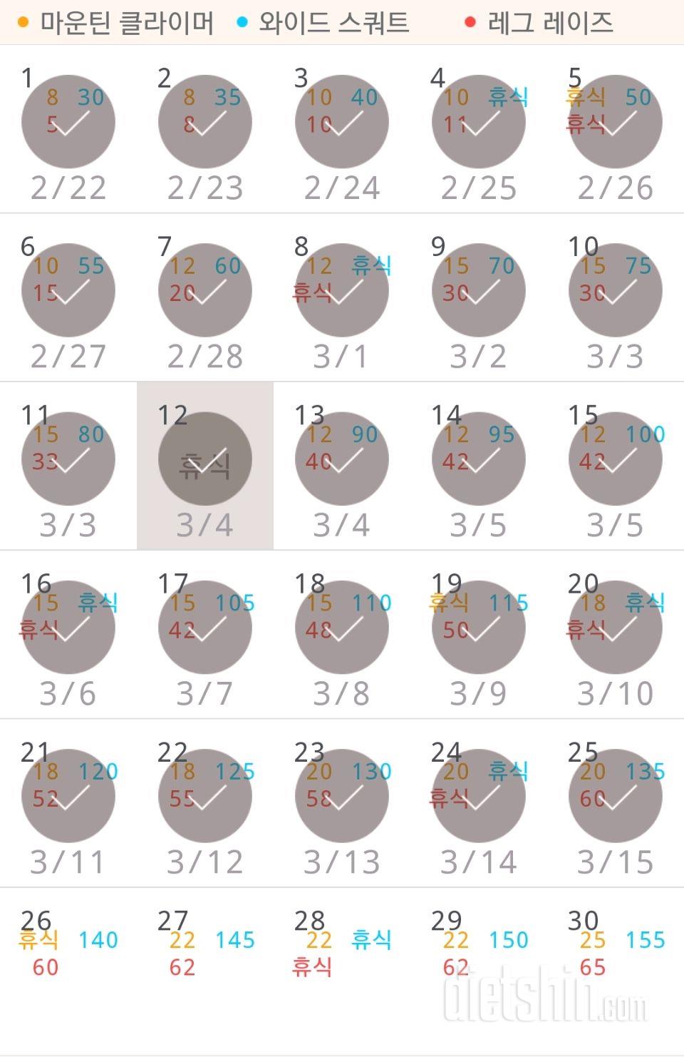 30일 체지방 줄이기 355일차 성공!