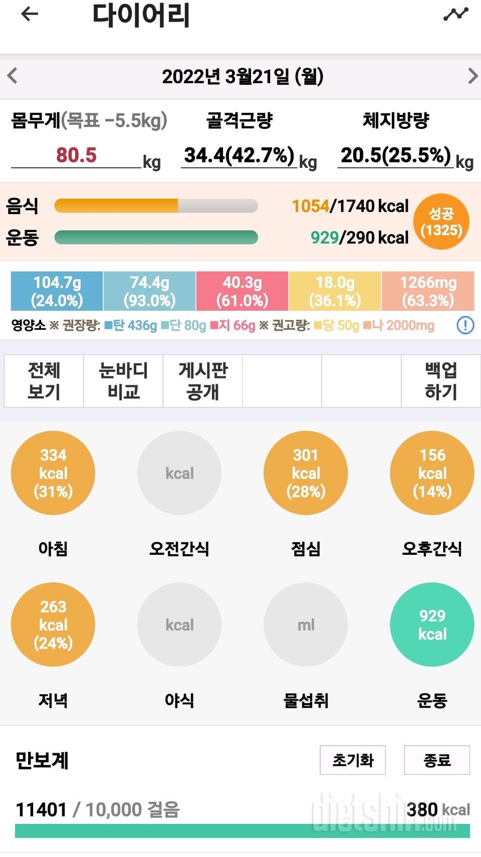 30일 야식끊기 3일차 성공!