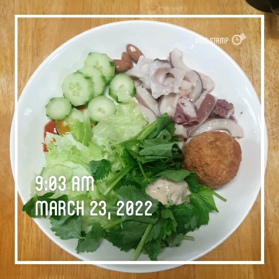 03월 23일( 아침식사 368kcal)