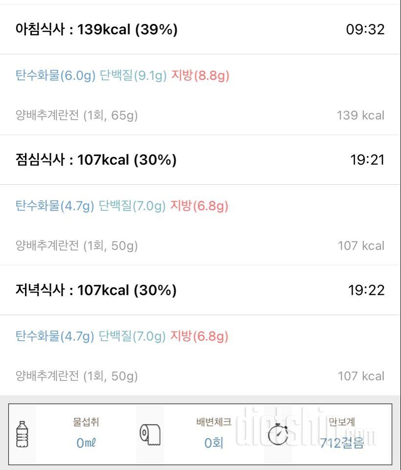 30일 밀가루 끊기 5일차 성공!