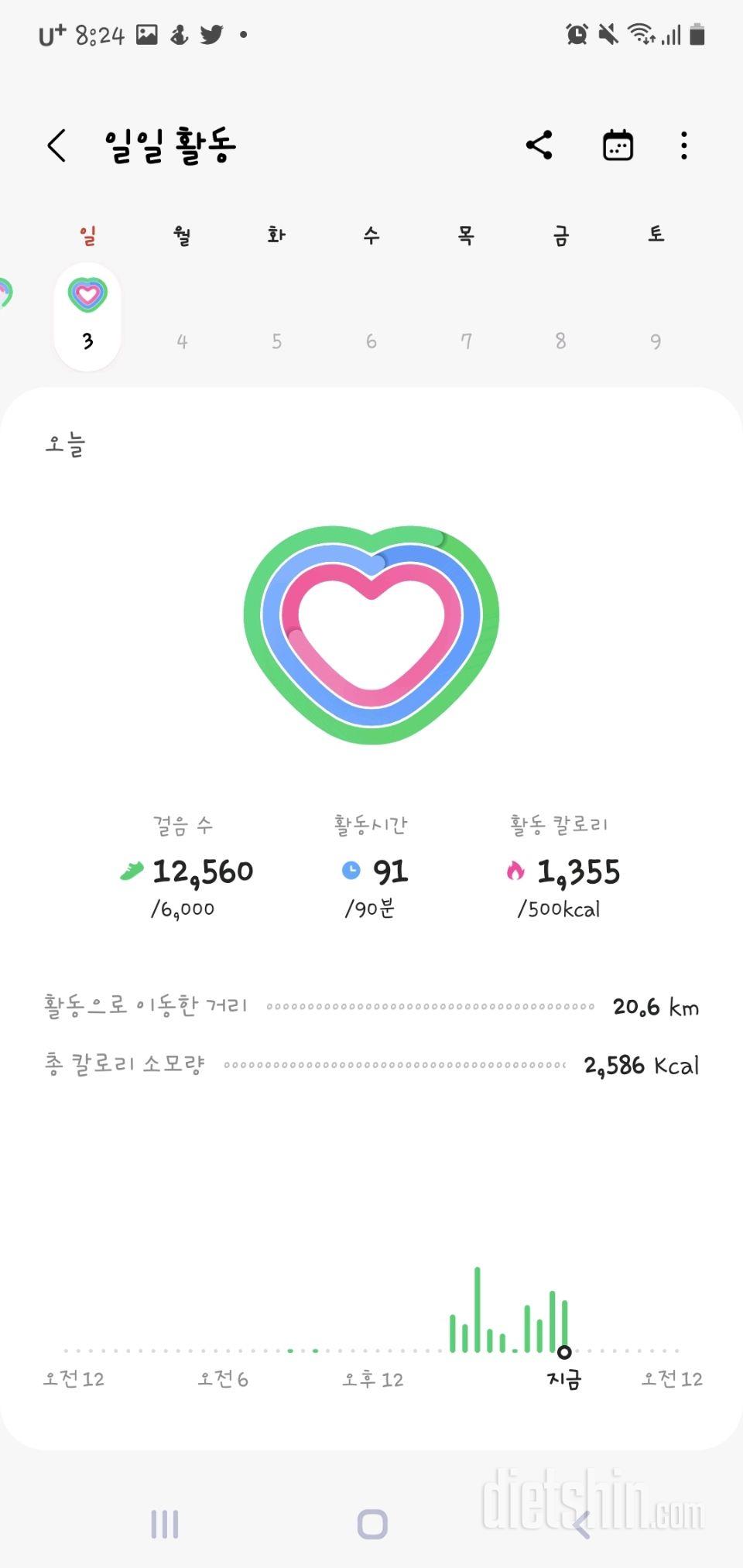 30일 만보 걷기13일차 성공!