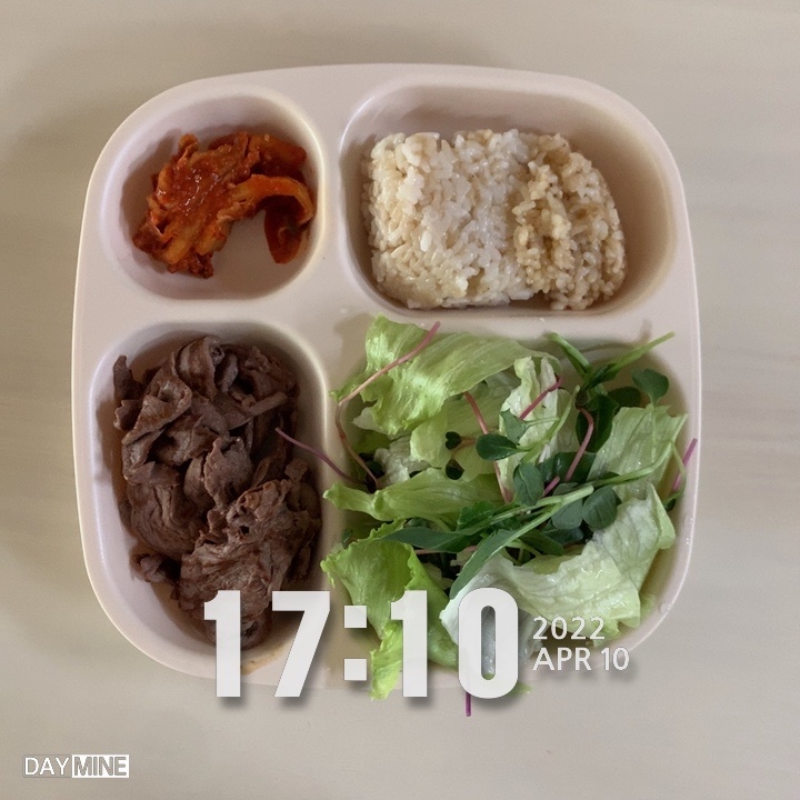 04월 10일(저녁 400kcal)