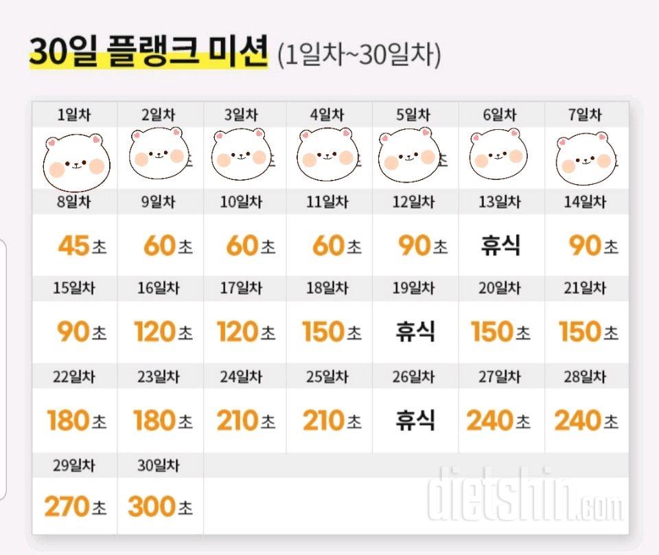 30일 플랭크37일차 성공!