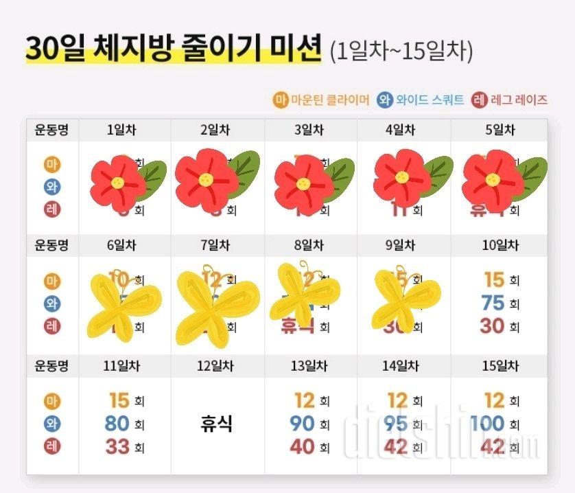 30일 체지방 줄이기9일차 성공!