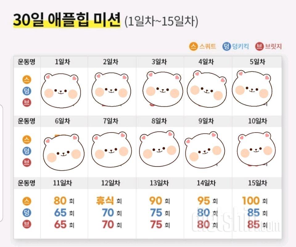 30일 애플힙40일차 성공!