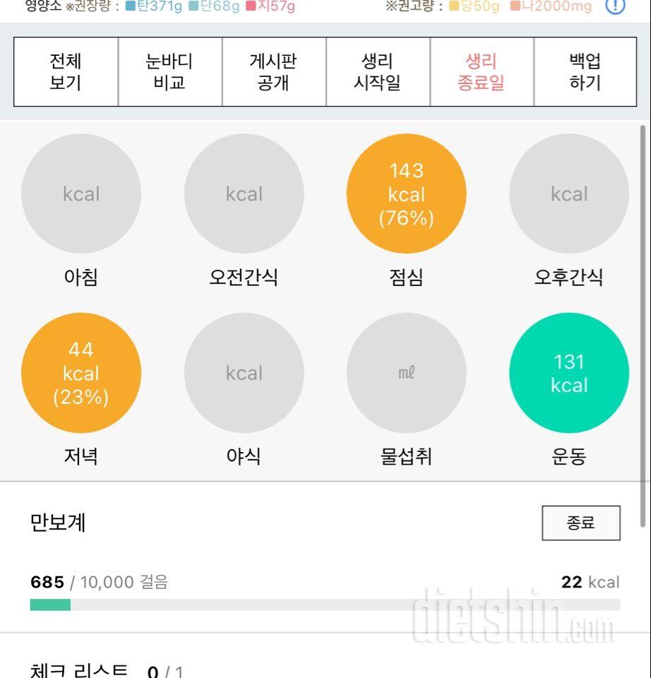 30일 야식끊기4일차 성공!